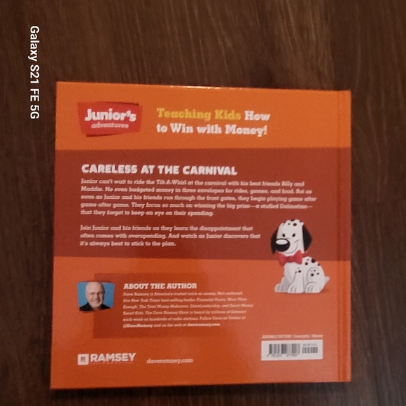 New hardback Careless at the Carnival-Junior Discovers Spending by Dave Ramsey - Picture 2 of 2